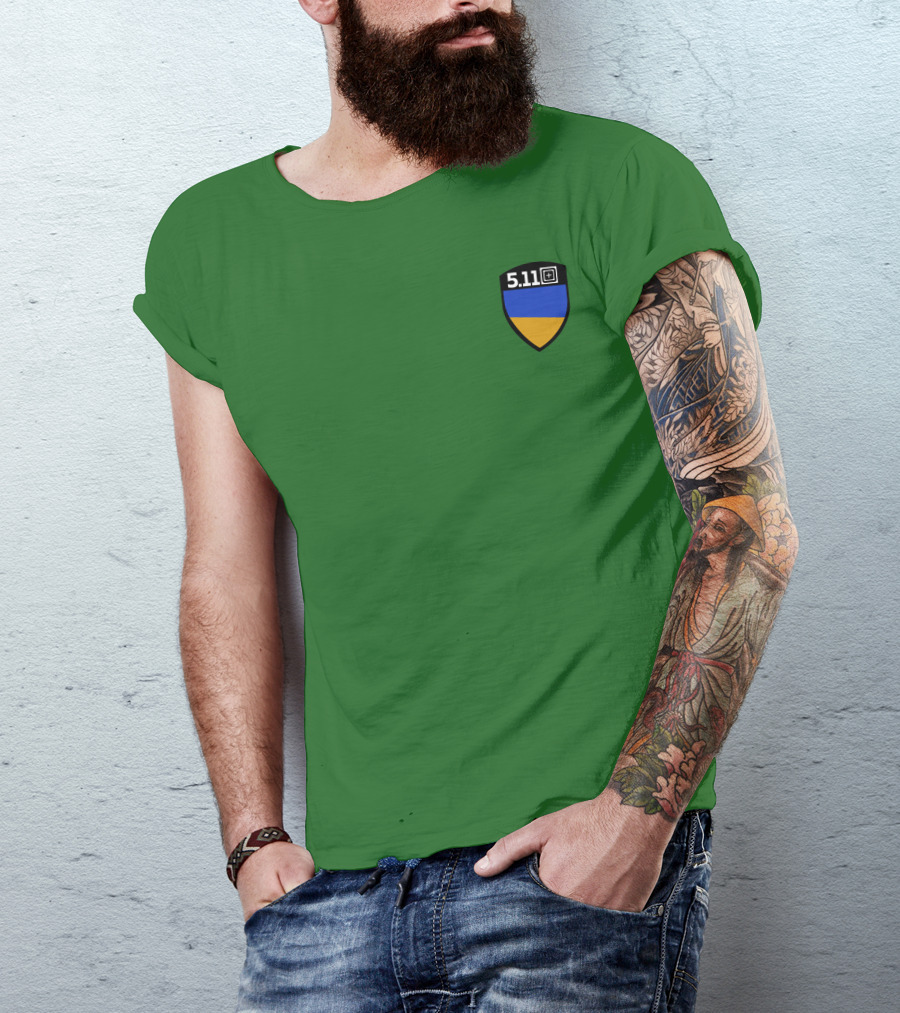 5.11 Tactical Shield Blue Yellow T-Shirt