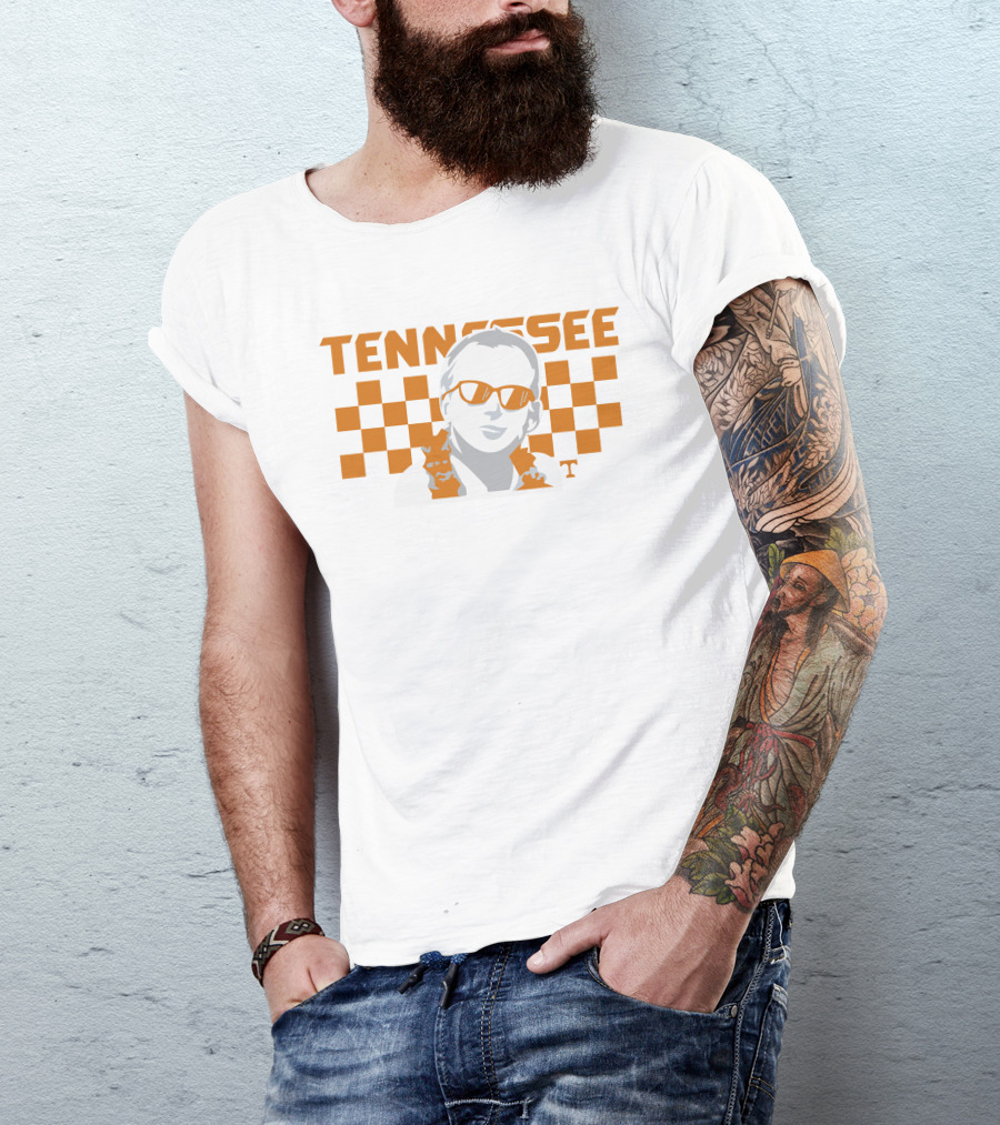 Tennessee Basketball Checkerboard Sunglasses T T-Shirt