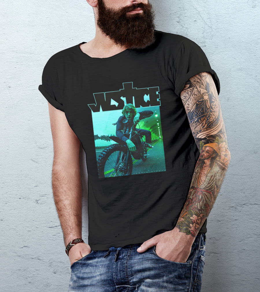 Justice Dirt Bike Photo Merch Justin Bieber T-Shirt