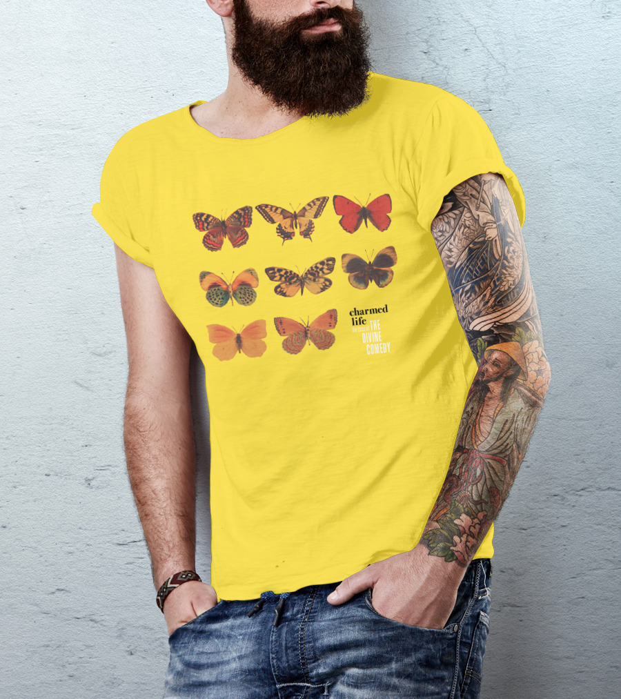 Charmed Life The Best Of The Divine Comedy Butterflies T-Shirt