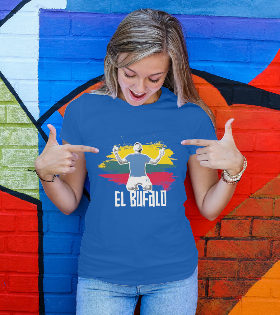 WATP El Bufalo Goal Celebration Colombian Flag Colors T-Shirt