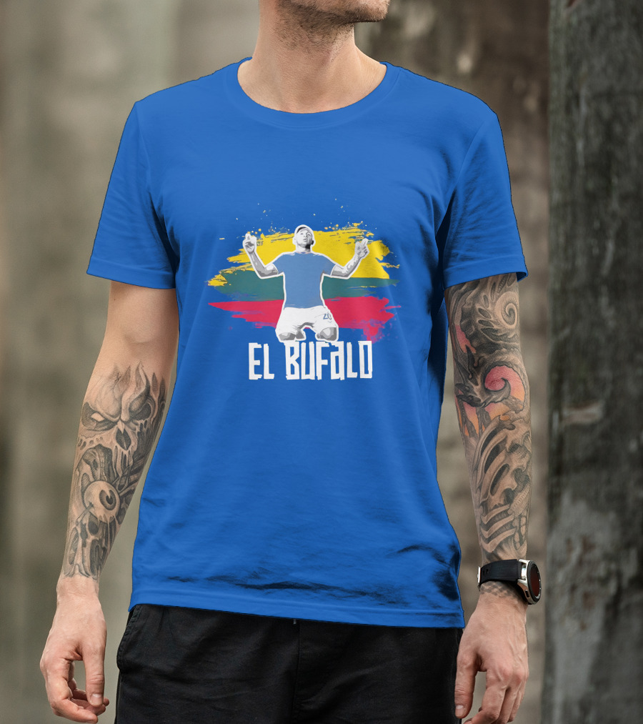 WATP El Bufalo Goal Celebration Colombian Flag Colors T-Shirt