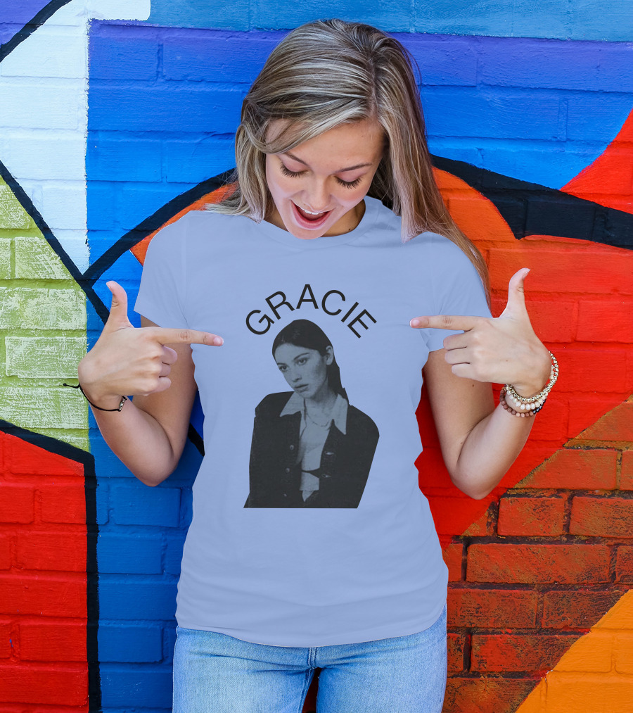 Gracie Vintage Style Portrait Tour Aesthetic T-Shirt