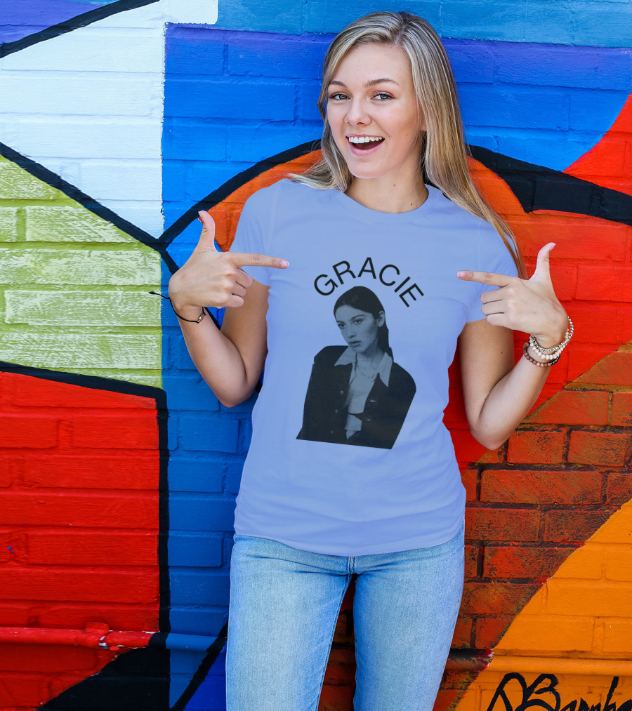 Gracie Vintage Style Portrait Tour Aesthetic T-Shirt