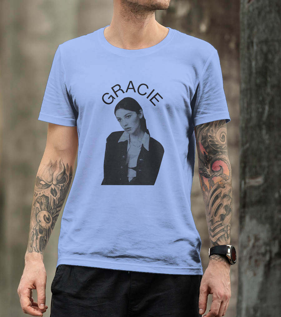 Gracie Vintage Style Portrait Tour Aesthetic T-Shirt