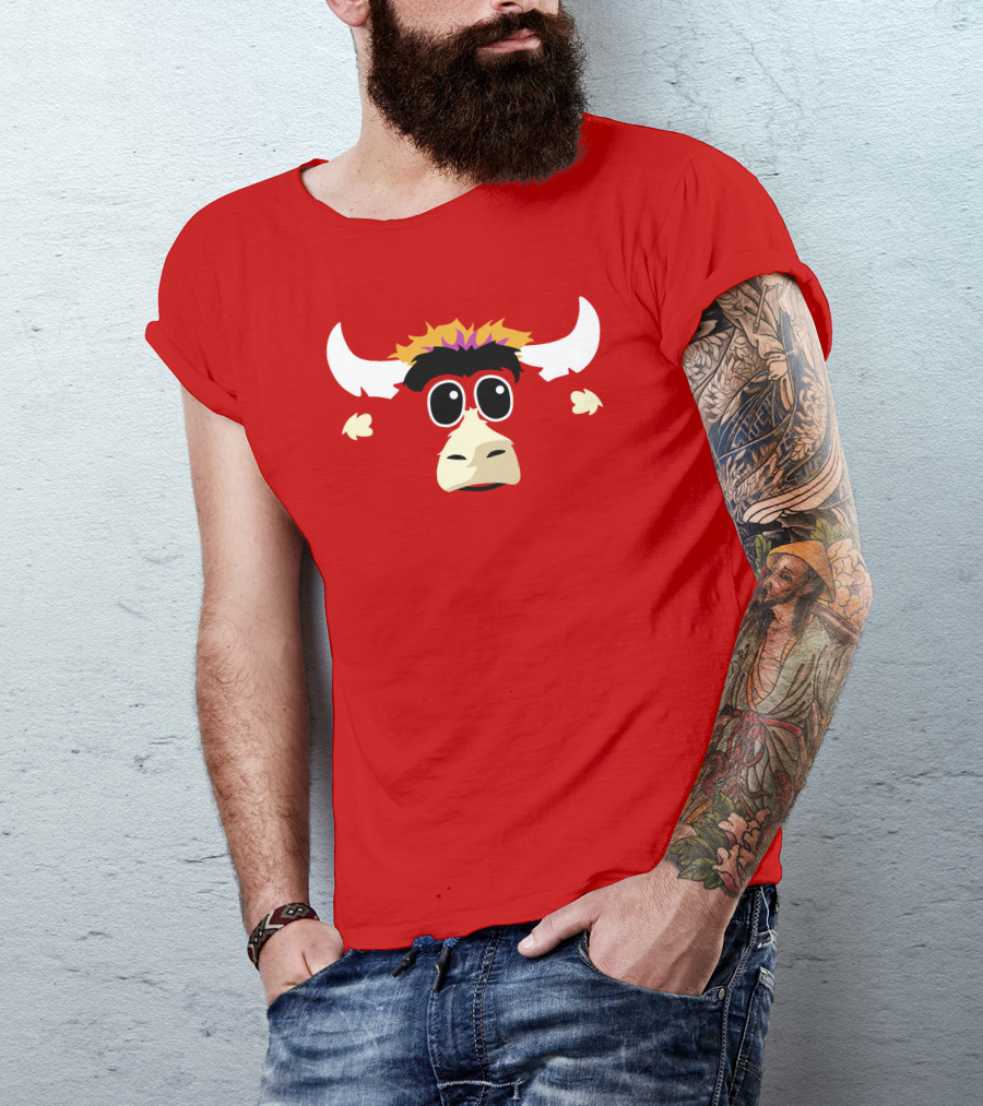 Obama Benny The Bull Mascot Icon T-Shirt