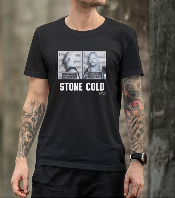Dept Of Corrections Austin 3:16 Mugshot Stone Cold Steve Austin WWF Wrestling T-Shirt