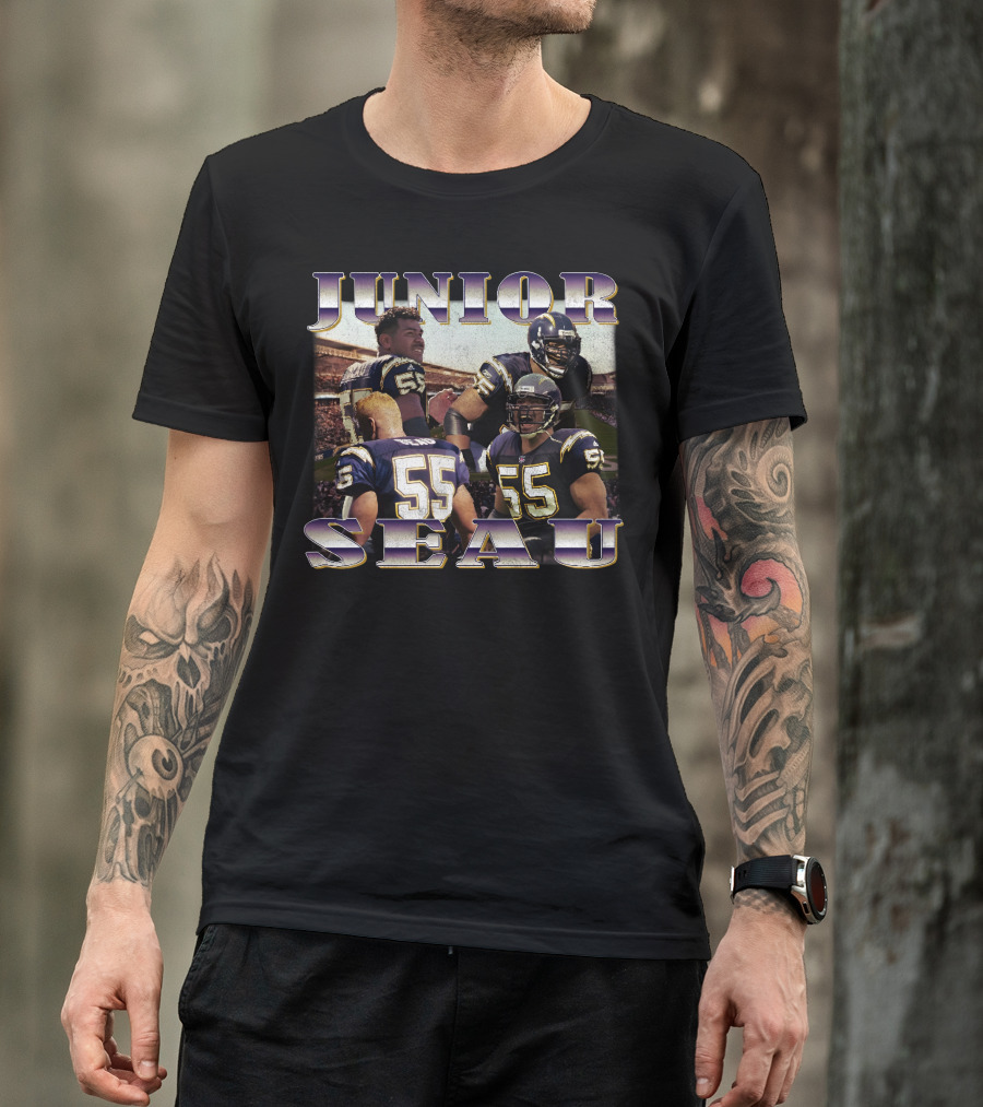 Junior Seau Los Angeles Chargers NFL Legend 55 T-Shirt