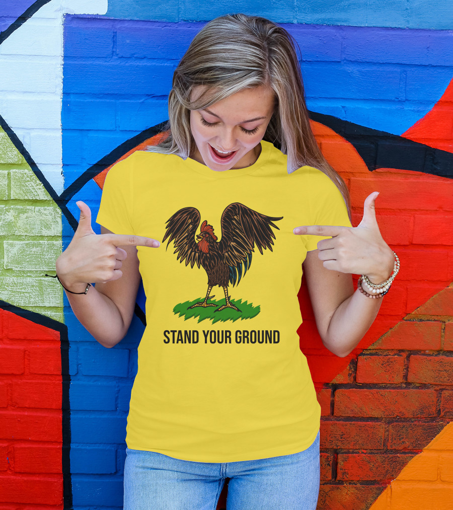 Tim Pool Stand Your Ground Rooster T-Shirt