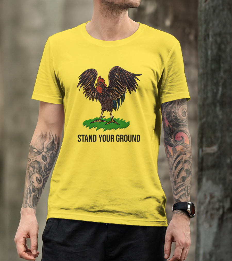 Tim Pool Stand Your Ground Rooster T-Shirt