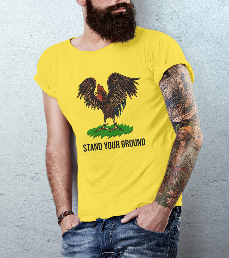 Tim Pool Stand Your Ground Rooster T-Shirt