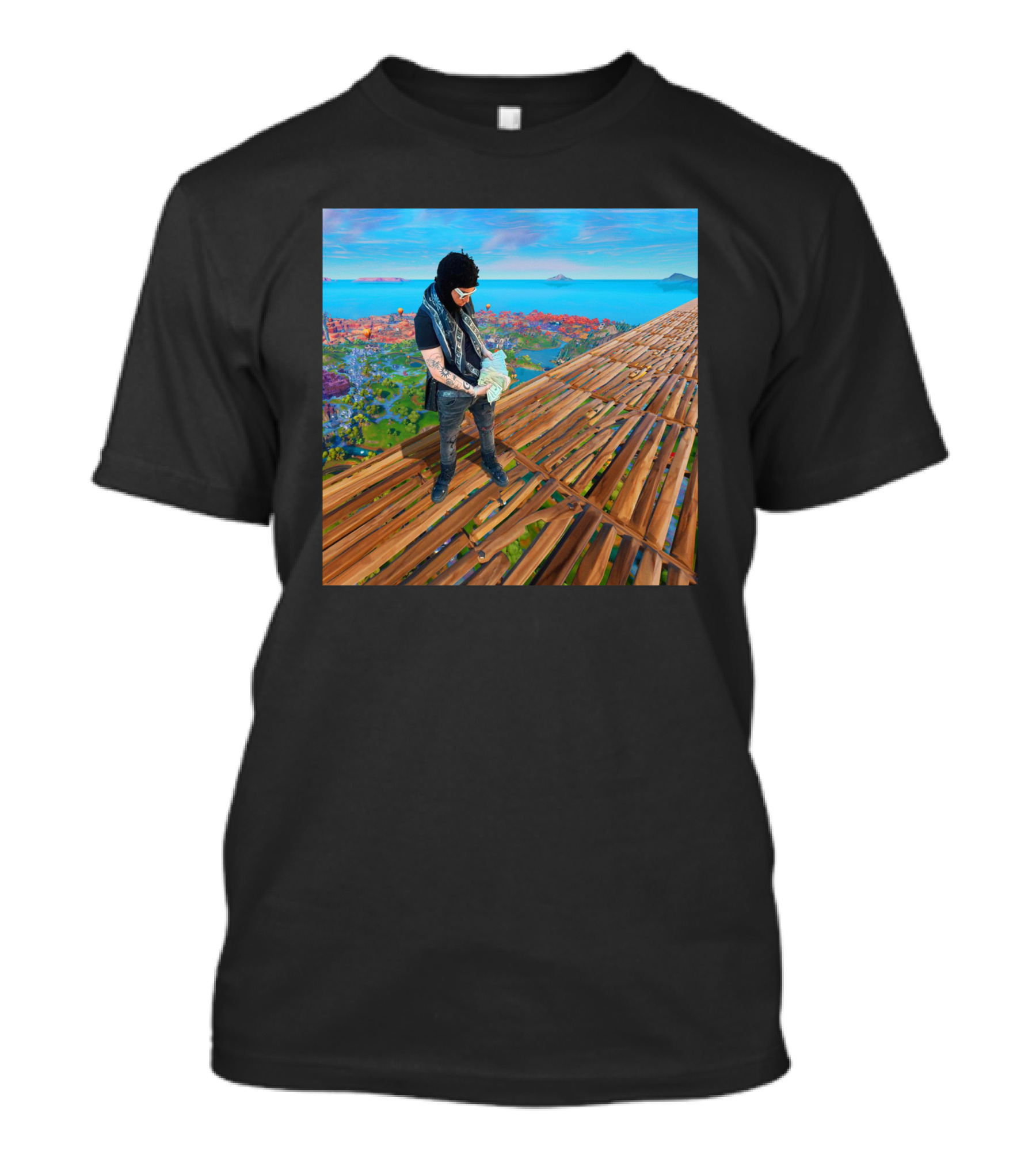 Wearable Clothing Yeat Skybase Fortnite Scenic Rapper Standoff T-Shirt