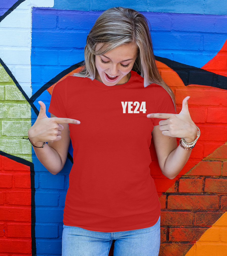 Ye24 Donda's Place Campaign Text White T-Shirt