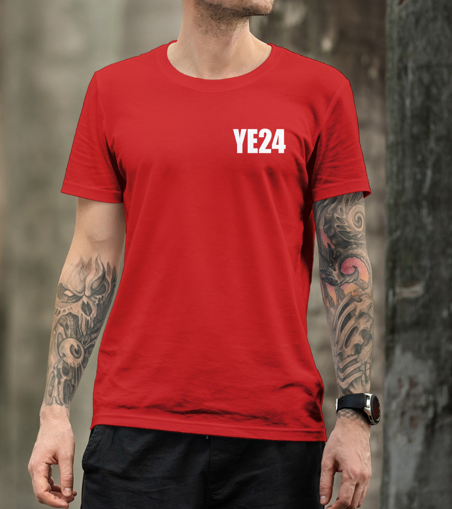 Ye24 Donda's Place Campaign Text White T-Shirt