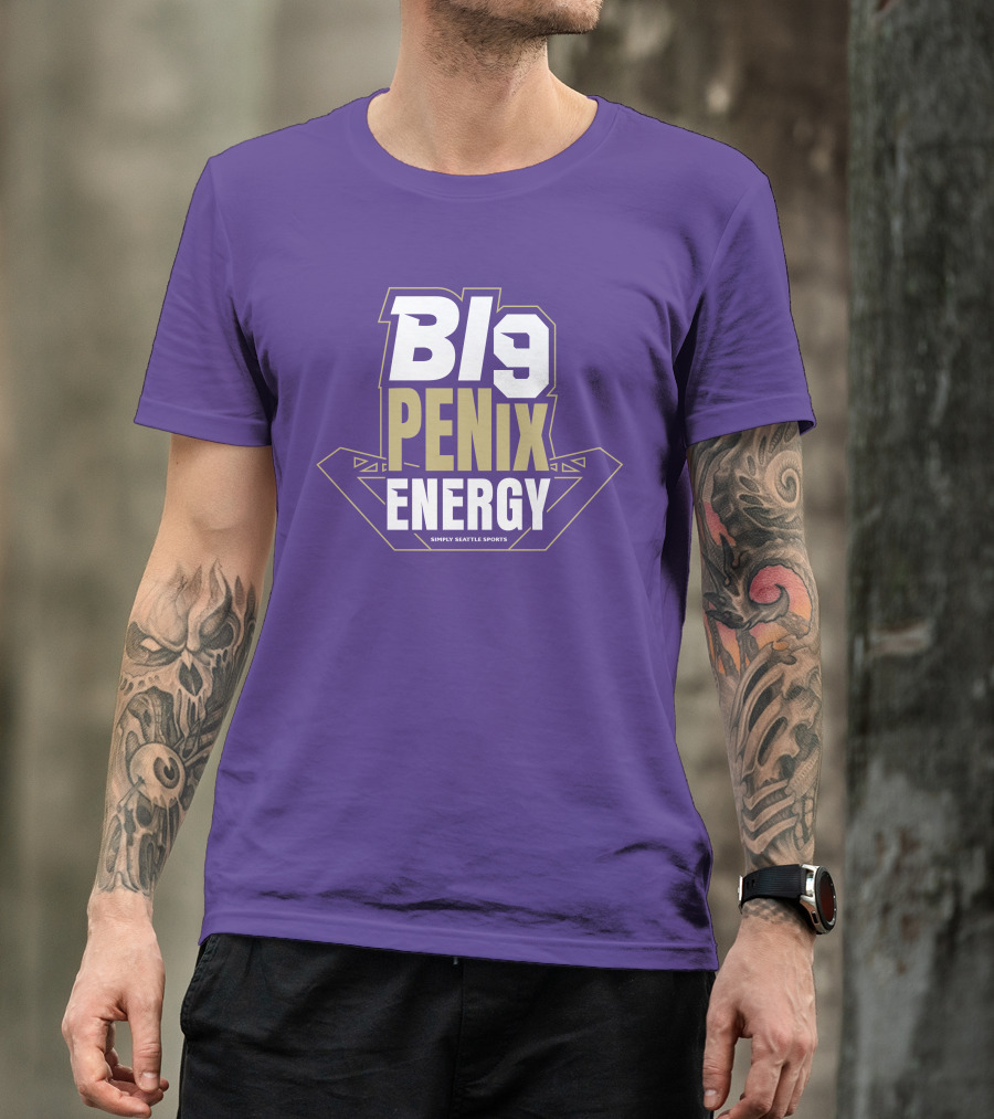 Big Penix Energy Simply Seattle Sports T-Shirt