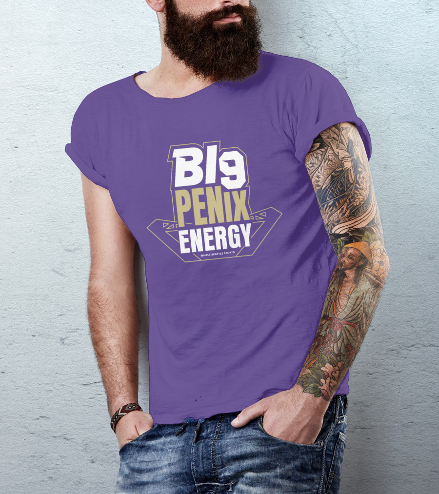 Big Penix Energy Simply Seattle Sports T-Shirt