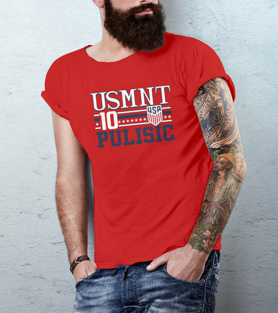 USMNT Pulisic 10 USA Soccer Stars T-Shirt