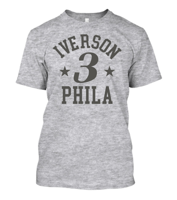 Iverson 3 Phila Stars Basketball Philadelphia T-Shirt