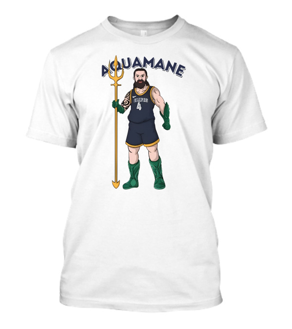 Aquaman Steven Adams Memphis 4 Aquamane T-Shirt