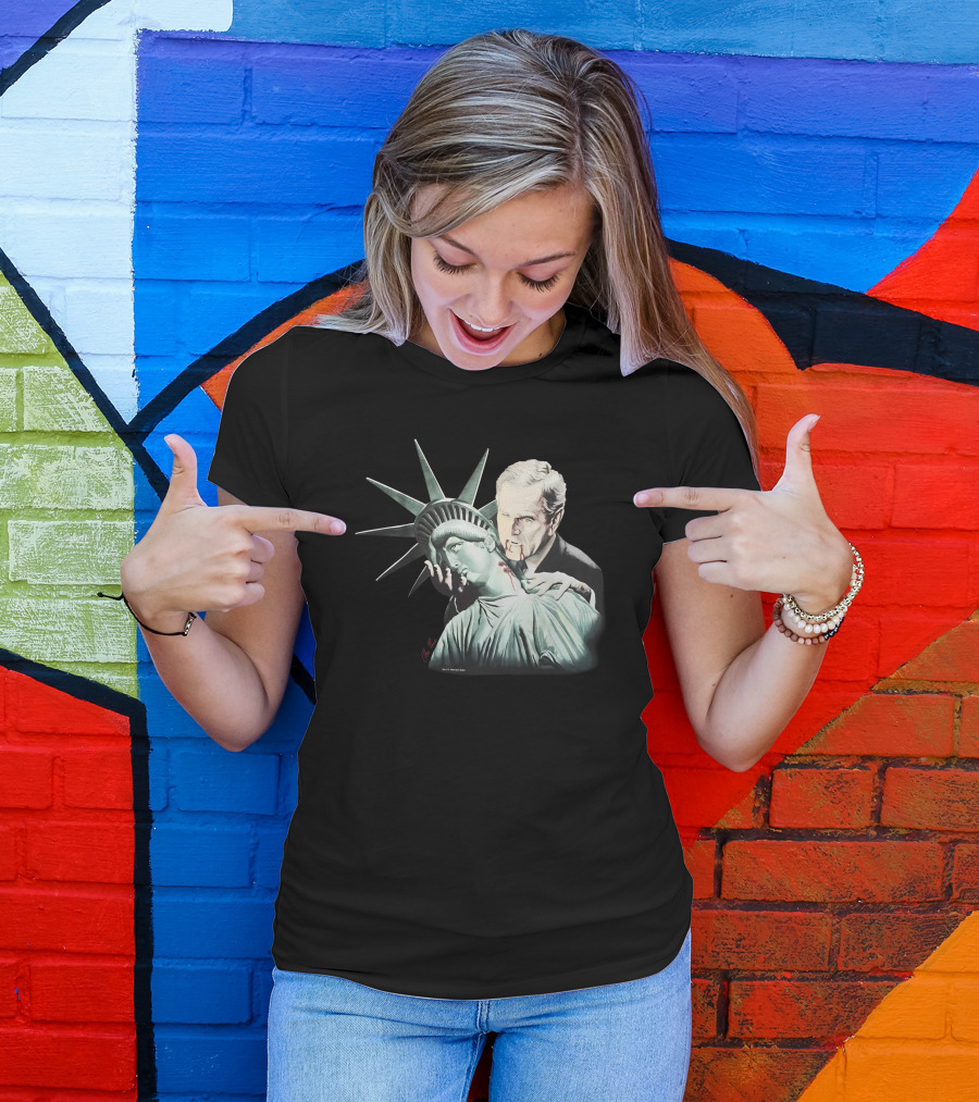2005 George Bush Alex Ross Vampire Lady Liberty Sean Wotherspoon Vintage Rap T-Shirt