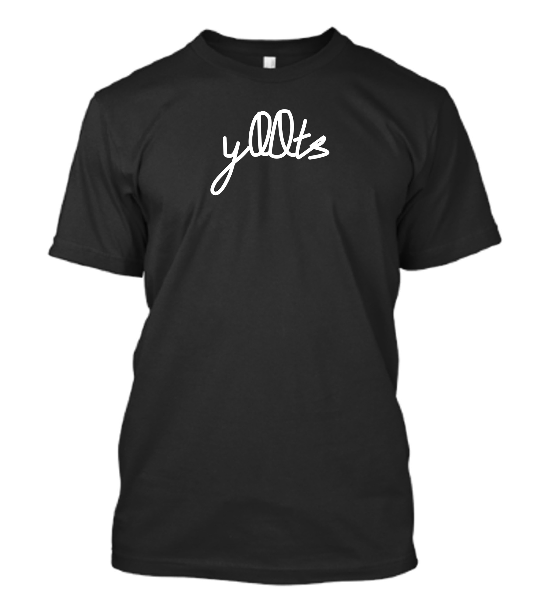Y00ts Signature Style Fashion Black T-Shirt