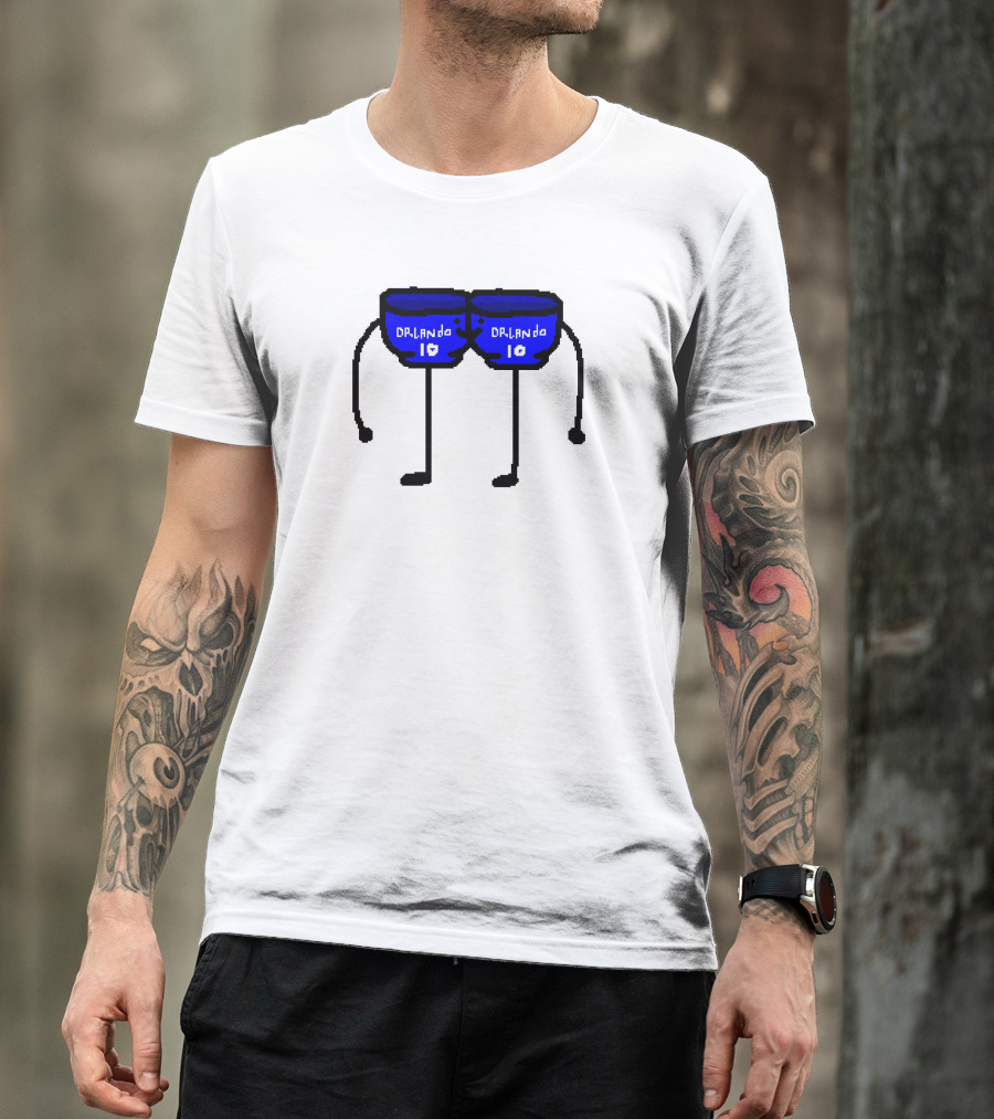 Bowl Bow Orlando Blue Cartoon Figure 10 DRlanda T-Shirt