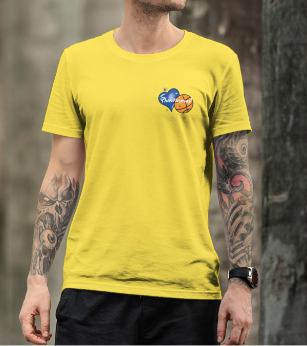 Phenomenal Warriors Shop Basketball Heart T-Shirt