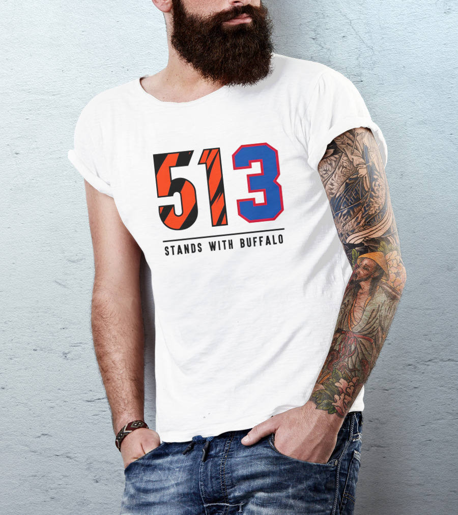 513 3 Stands With Buffalo T-Shirt