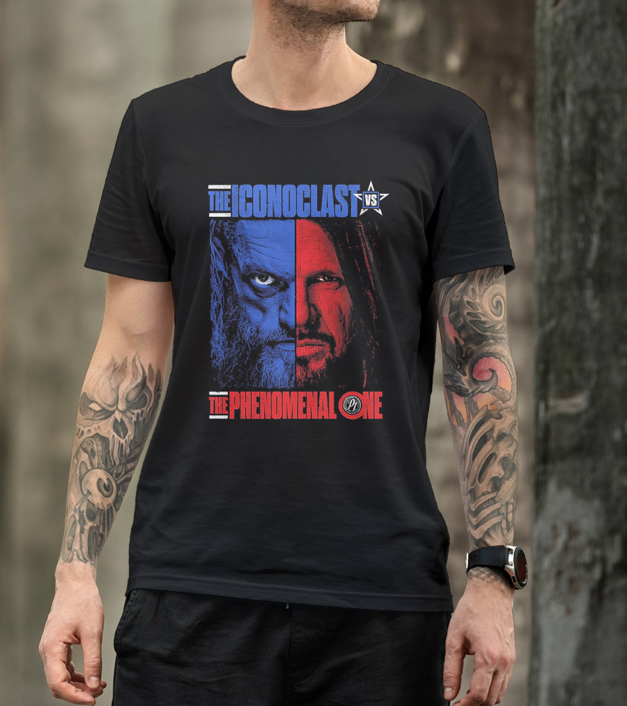 The Iconoclast Vs The Phenomenal One WrestleMania 38 Edge Vs AJ Styles T-Shirt