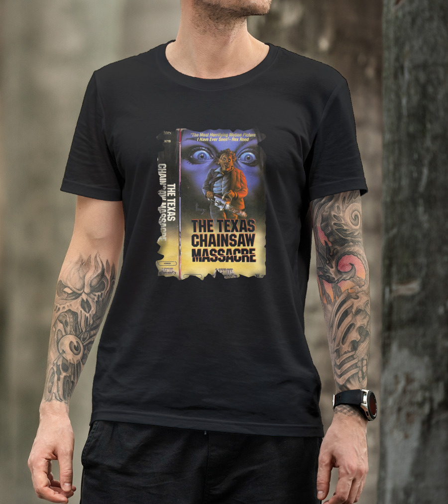The Texas Chainsaw Massacre Most Horrifying Motion Picture Rex Reed T-Shirt