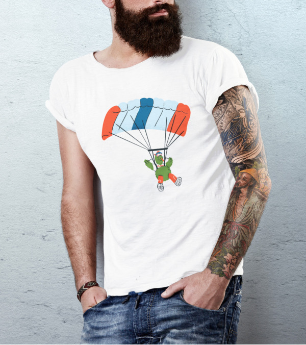 Baseballin Parachuting Mascot On Our Way To A 162-0 Season T-Shirt