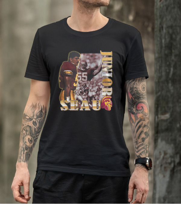 Junior Seau USC Trojans 55 Football Legend T-Shirt