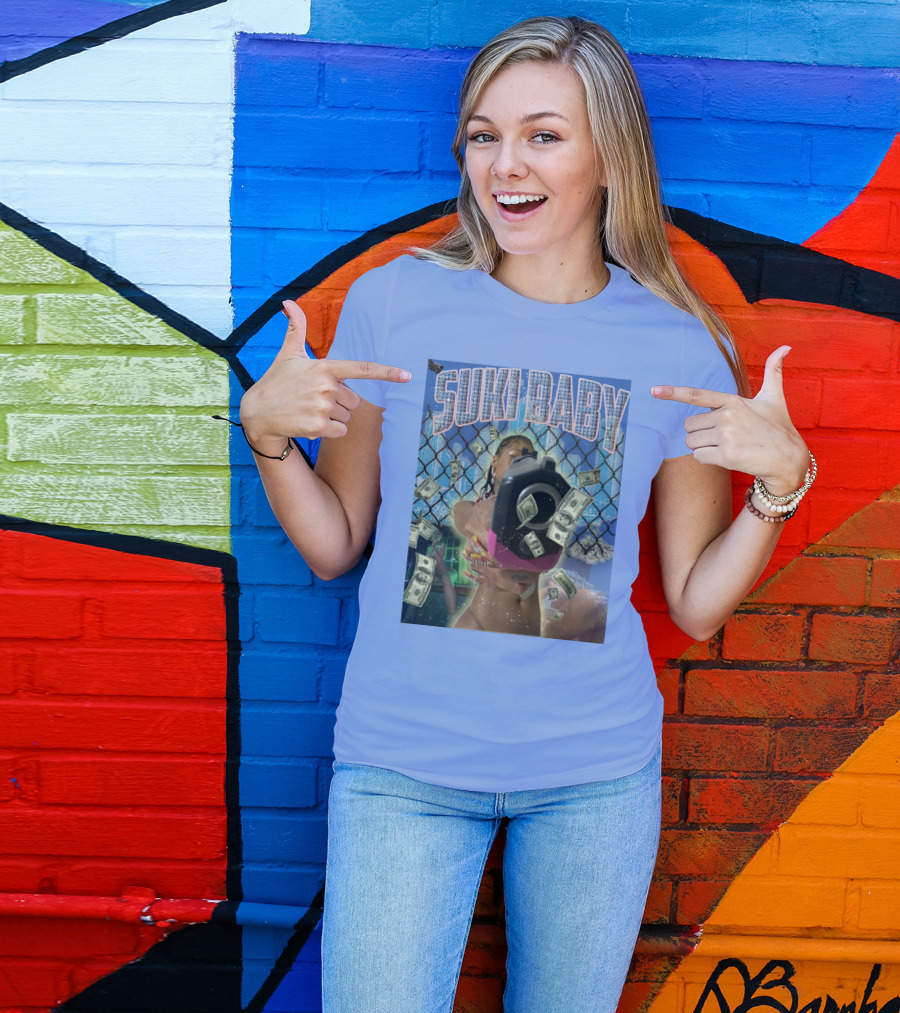 Suki Baby Money And Glamour Urban Aesthetic T-Shirt
