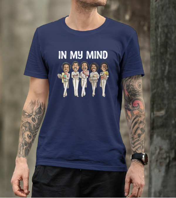 In My Mind Blackest Christmas Theme Holiday Gift Holding Group T-Shirt