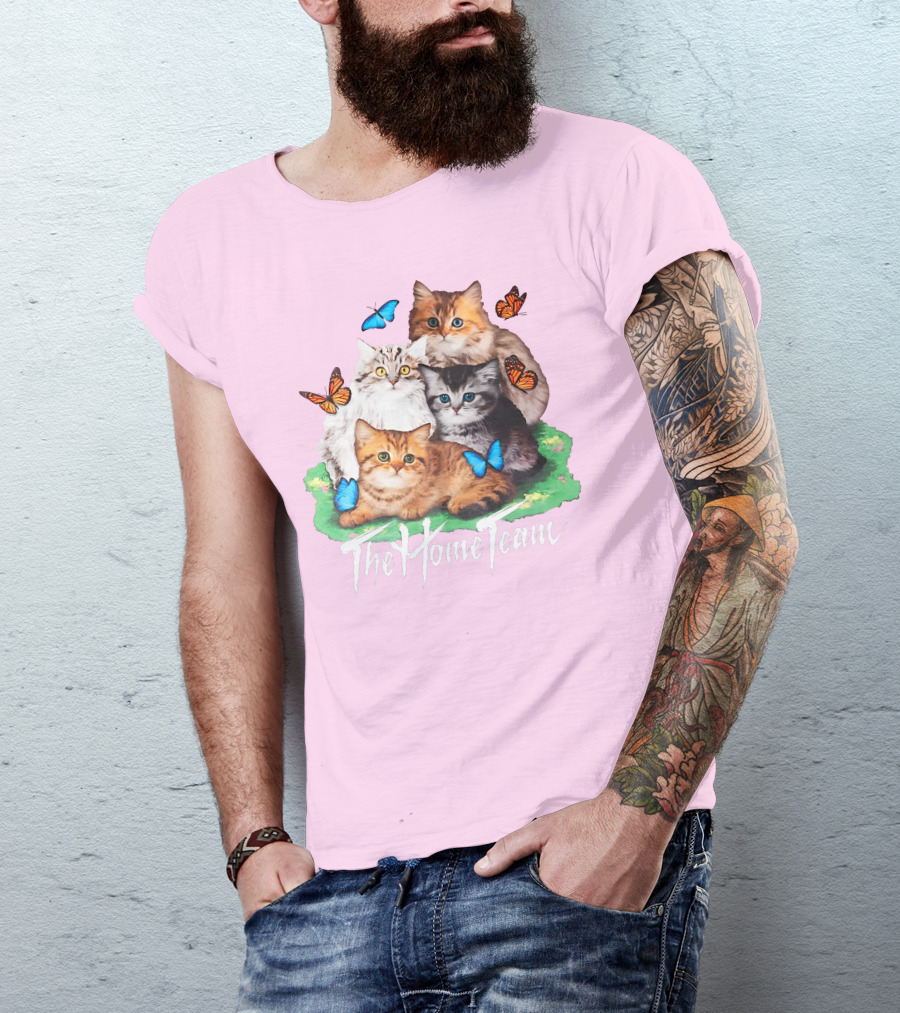 Kittens The Home Team Butterflies T-Shirt