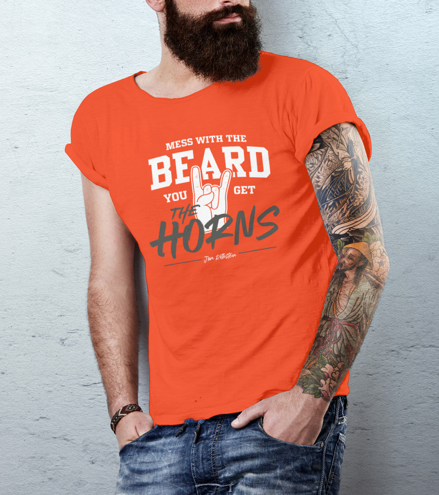 Mess With The Beard You Get The Horns Jon Rothstein T-Shirt