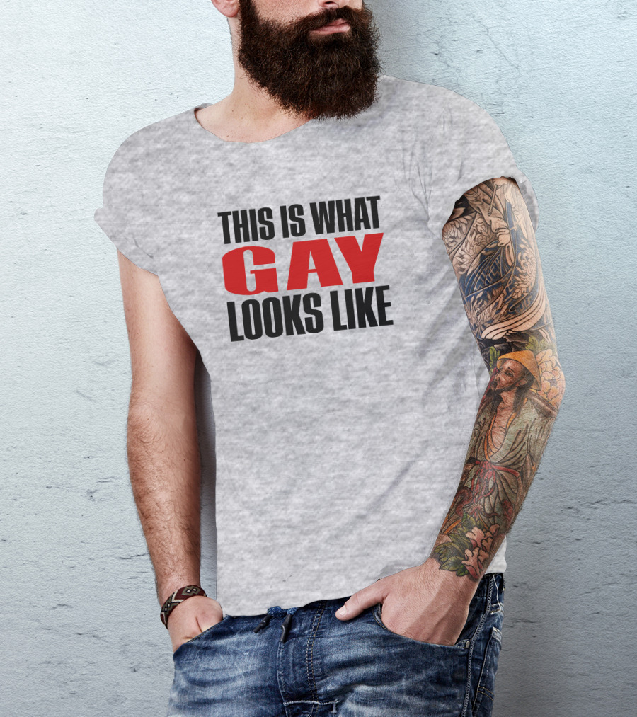 This Is What Gay Looks Like Bold Red T-Shirt