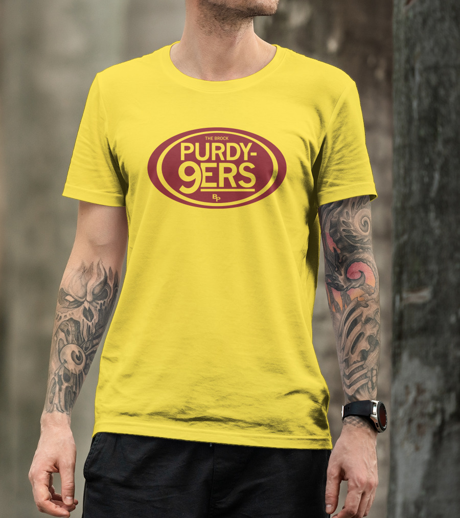 The Brock Purdy-9Ers BP Logo Oval T-Shirt