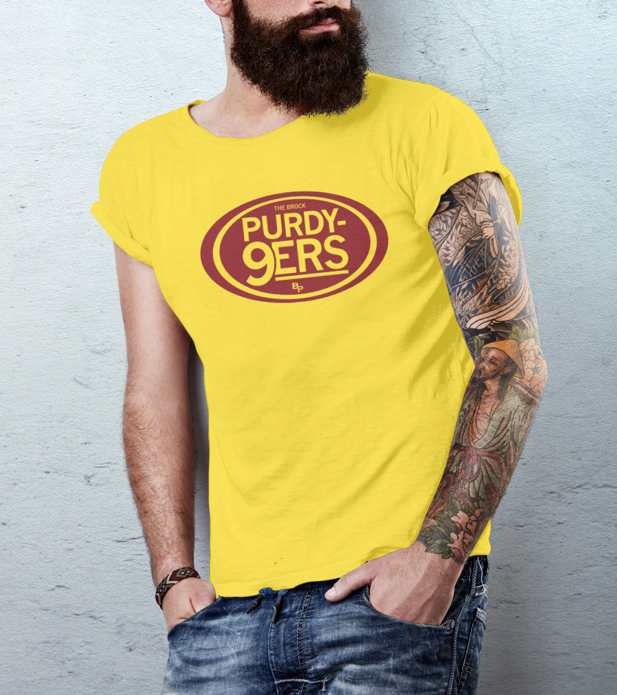 The Brock Purdy-9Ers BP Logo Oval T-Shirt