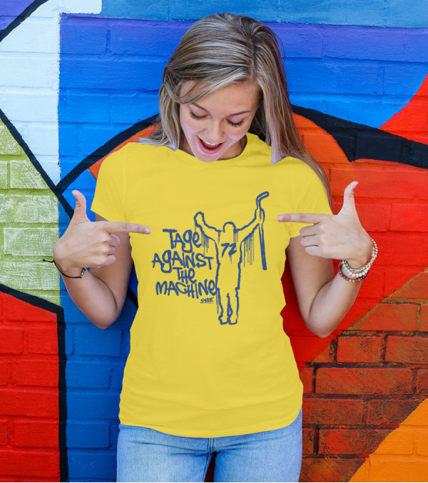 Tage Against The Machine 72 Hockey Silhouette Smack T-Shirt