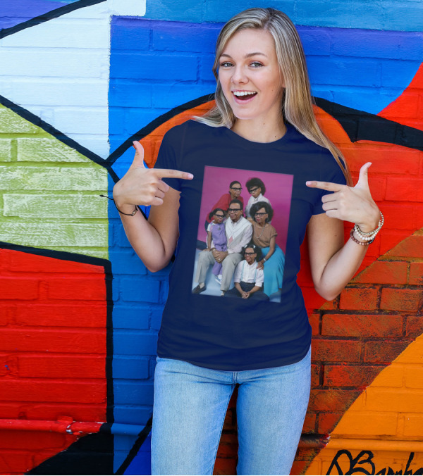Keeping Up With The Ru's Family Portrait Multiface Glasses T-Shirt