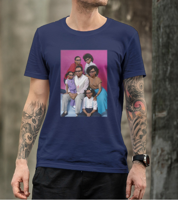 Keeping Up With The Ru's Family Portrait Multiface Glasses T-Shirt