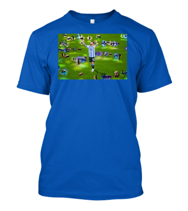 Messi Squadwipe Fortnite Icon Soccer Argentina Gaming T-Shirt