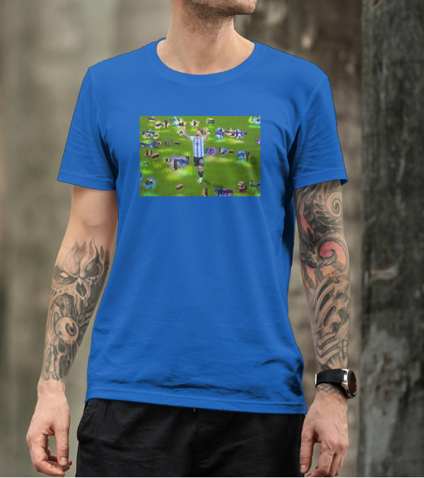 Messi Squadwipe Fortnite Icon Soccer Argentina Gaming T-Shirt