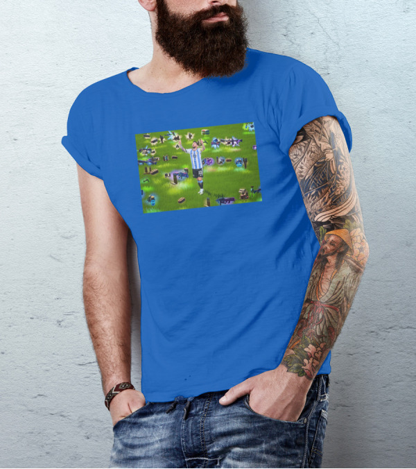Messi Squadwipe Fortnite Icon Soccer Argentina Gaming T-Shirt