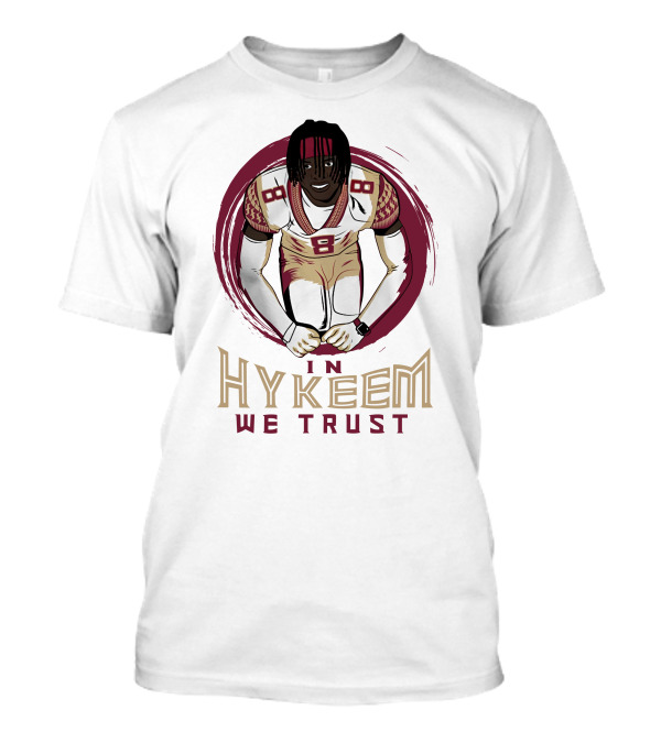 In Hykeem We Trust Football Player Number 8 T-Shirt