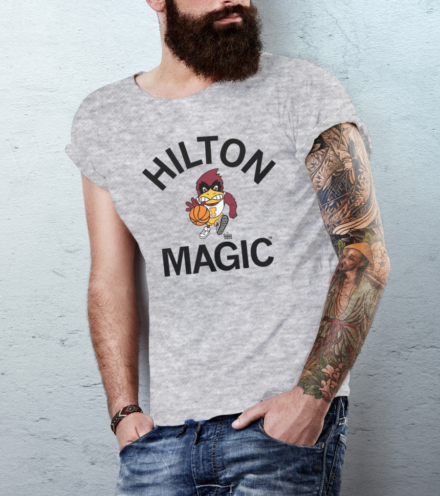 Hilton Magic Basketball Vintage Cyclone 1974 T-Shirt