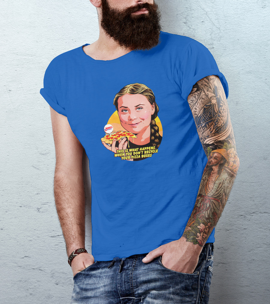 This Is What Happens When You Don't Recycle Your Pizza Boxes Jerry's Pizza T-Shirt