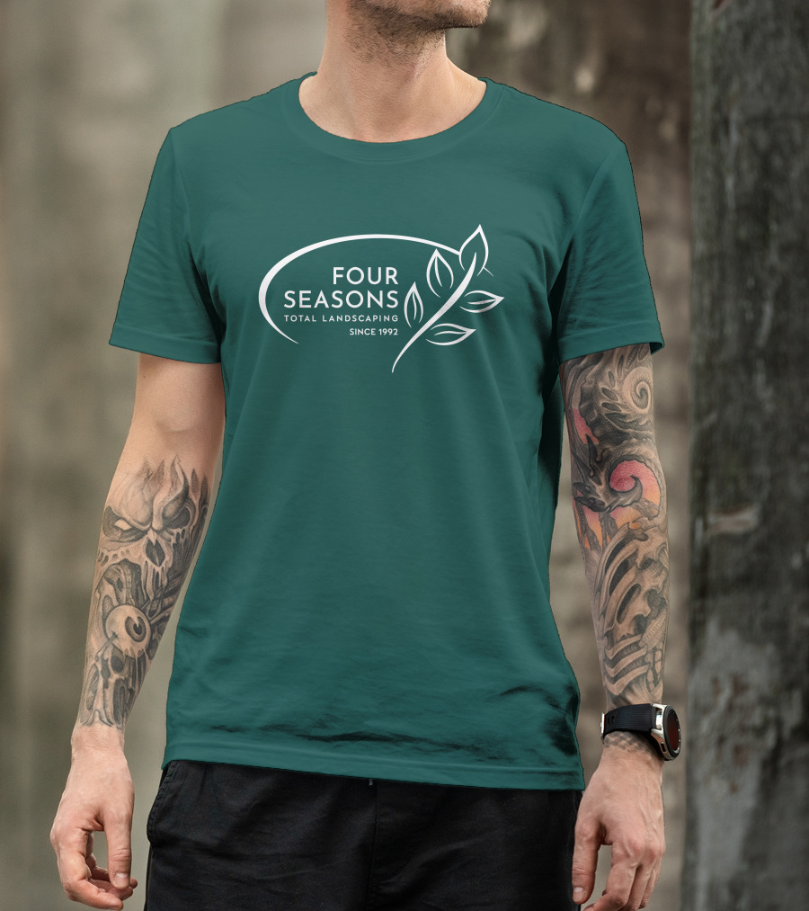 Four Seasons Total Landscaping Since 1992 Leaf T-Shirt