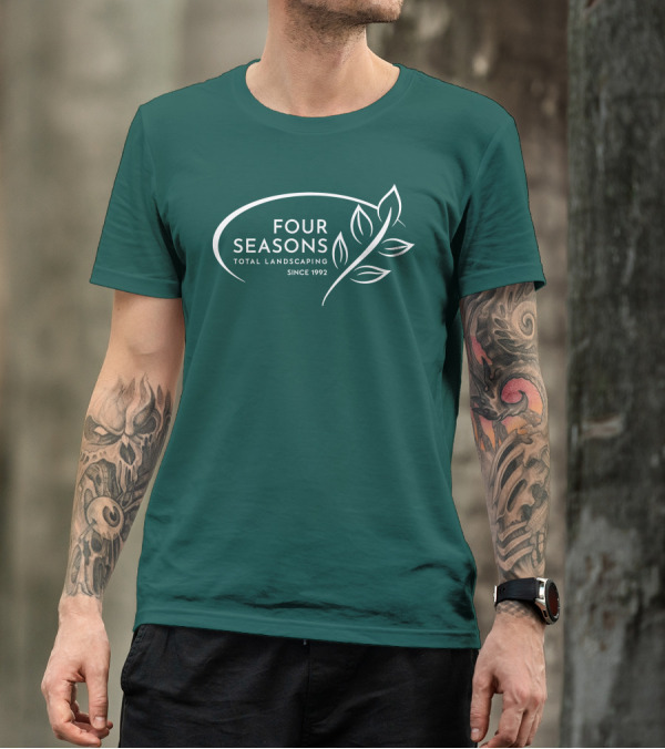 Four Seasons Total Landscaping Since 1992 Leaf T-Shirt
